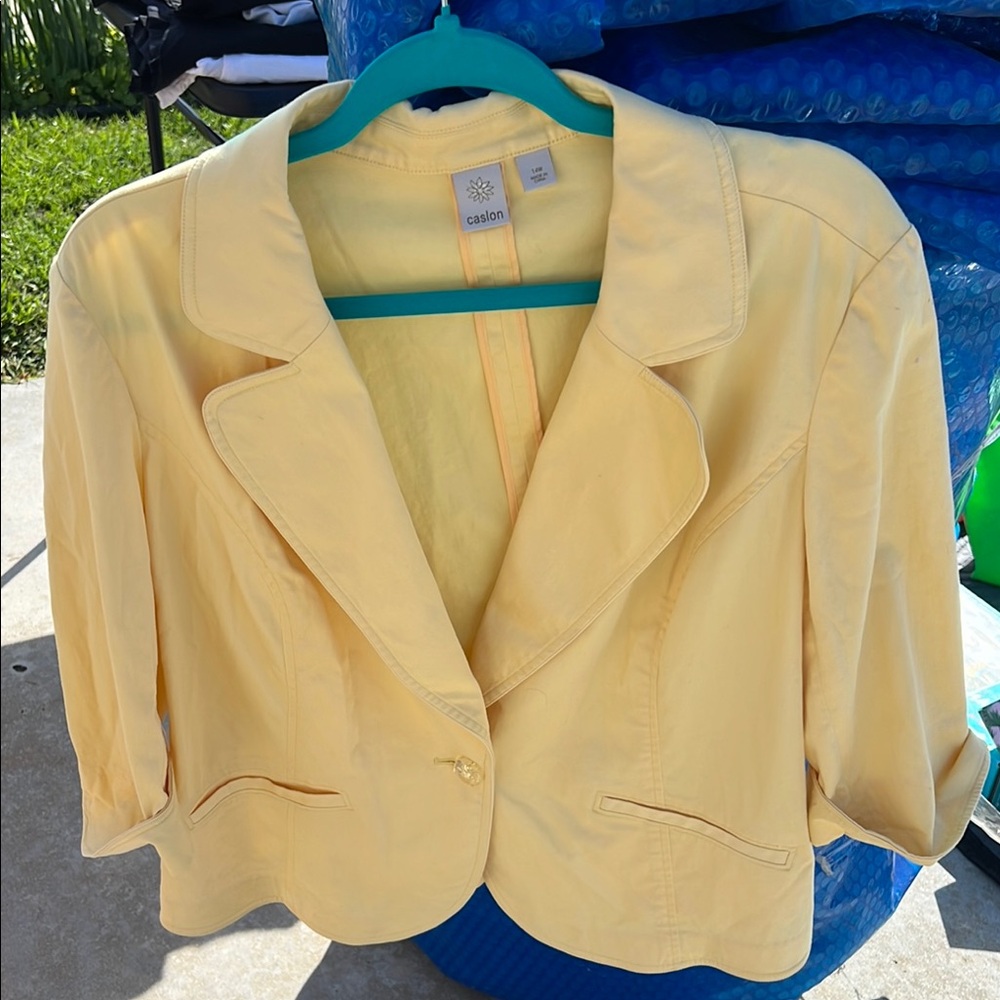 Caslon Women's Yellow Jacket